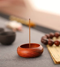 Load image into Gallery viewer, rosewood incense holder
