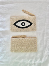 Load image into Gallery viewer, black salt co beaded eye wallet
