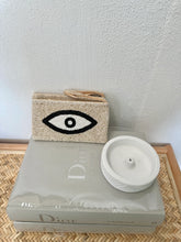 Load image into Gallery viewer, black salt co beaded eye wallet

