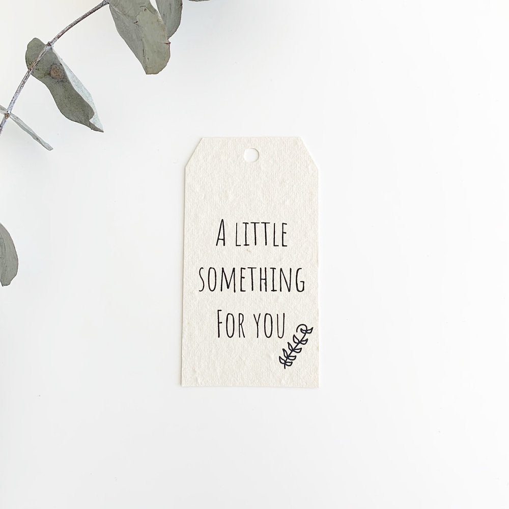 rosy thoughts plantable seed gift tag a little something