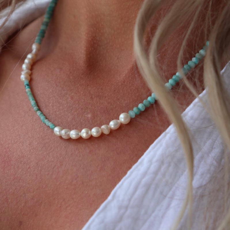 aligned gemini co sea breeze necklace