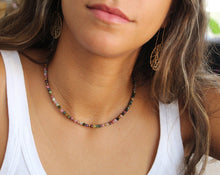 Load image into Gallery viewer, vania stardust halley necklace tourmaline
