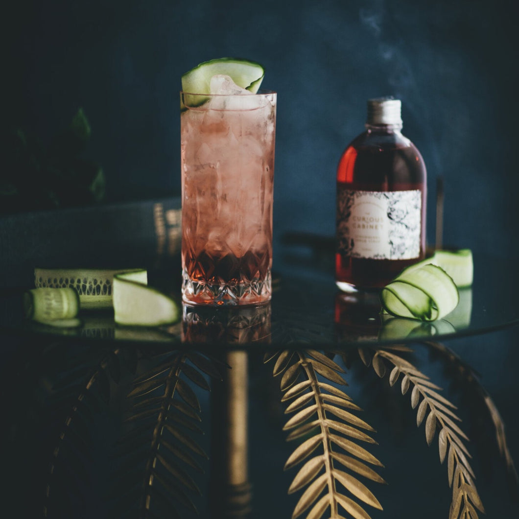 the curious cabinet strawberry shrub syrup