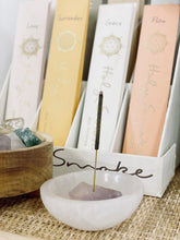 Load image into Gallery viewer, raw crystal incense holder
