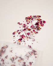 Load image into Gallery viewer, evella co goddess coconut milk and red rose petal bath soak
